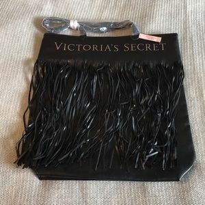 Victoria’s Secret Fringe Black Tote Bag